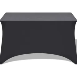 vidaXL Matbord>Bordsöverdrag stretch 2 st 243x76x74 cm