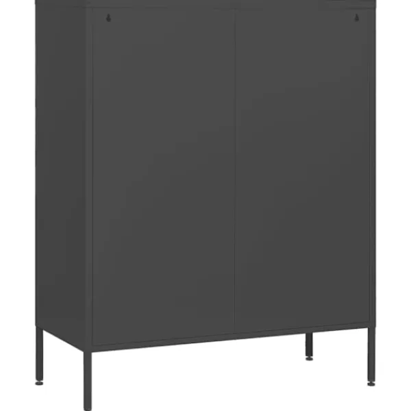 vidaXL Byråer>Byrå 80x35x101,5 cm stål