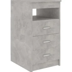 vidaXL Byråer>Byrå betong 40x50x76 cm konstruerat trä
