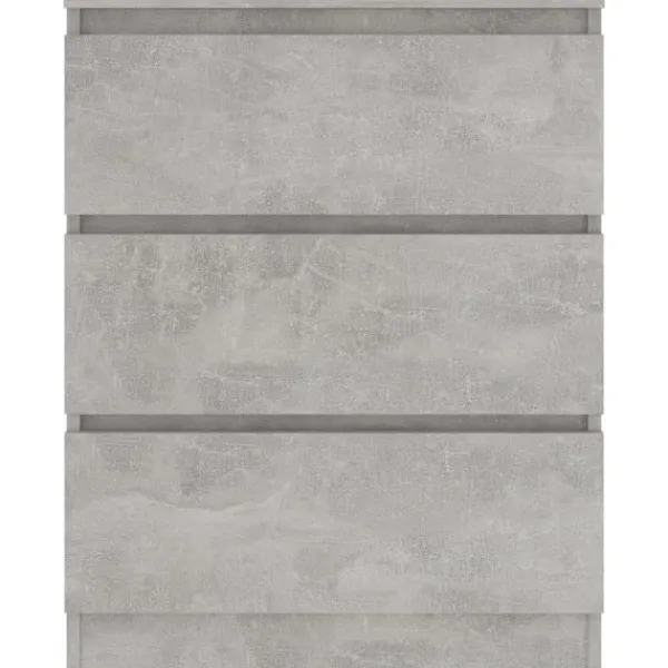 vidaXL Byråer>Byrå betong 60x35x76 cm konstruerat trä
