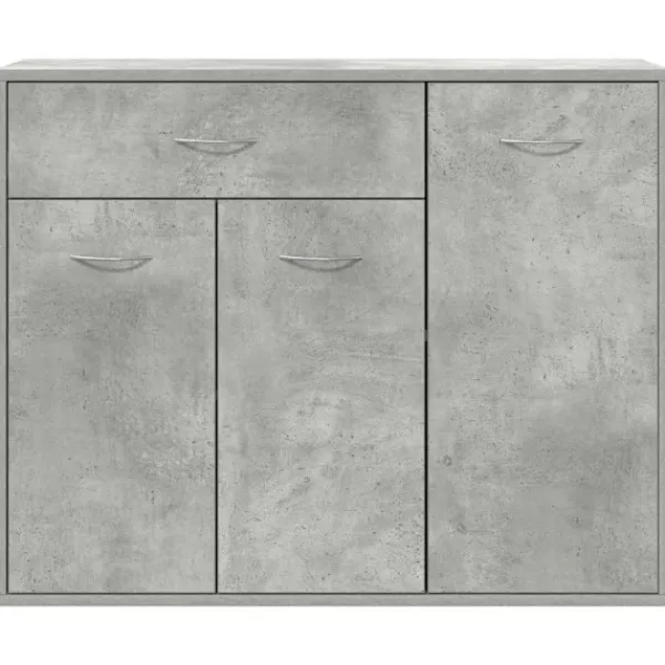 vidaXL Skåp>Byrå betong 88x30x70 cm konstruerat trä