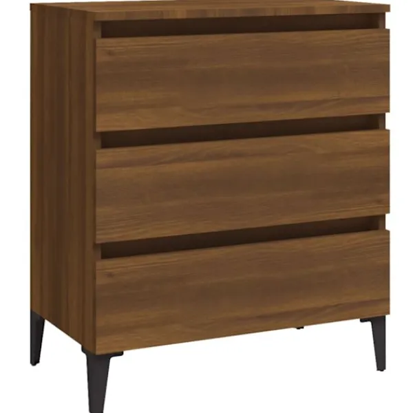 vidaXL Byråer>Byrå ek 60x35x69 cm konstruerat trä