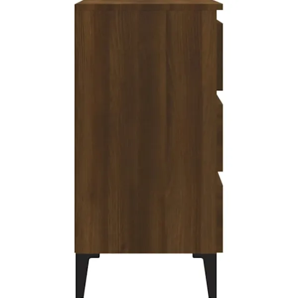 vidaXL Byråer>Byrå ek 60x35x69 cm konstruerat trä