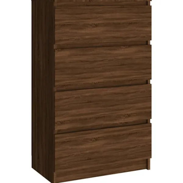 vidaXL Byråer>Byrå ek 60x35x98,5 cm konstruerat trä