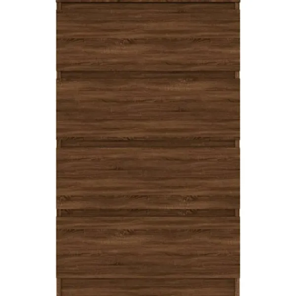 vidaXL Byråer>Byrå ek 60x35x98,5 cm konstruerat trä