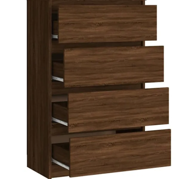 vidaXL Byråer>Byrå ek 60x35x98,5 cm konstruerat trä