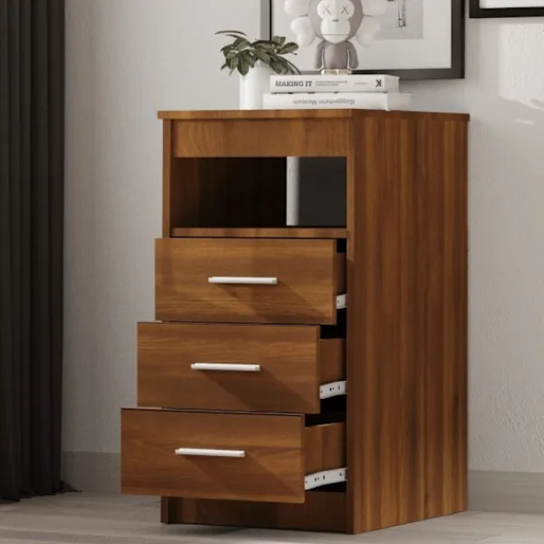 vidaXL Byråer>Byrå ek 40x50x76 cm konstruerat trä