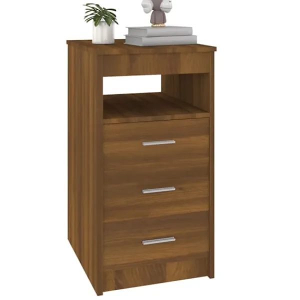 vidaXL Byråer>Byrå ek 40x50x76 cm konstruerat trä