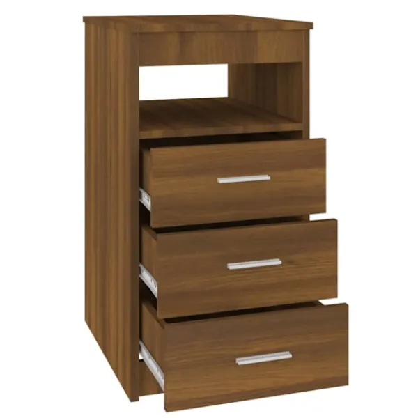 vidaXL Byråer>Byrå ek 40x50x76 cm konstruerat trä