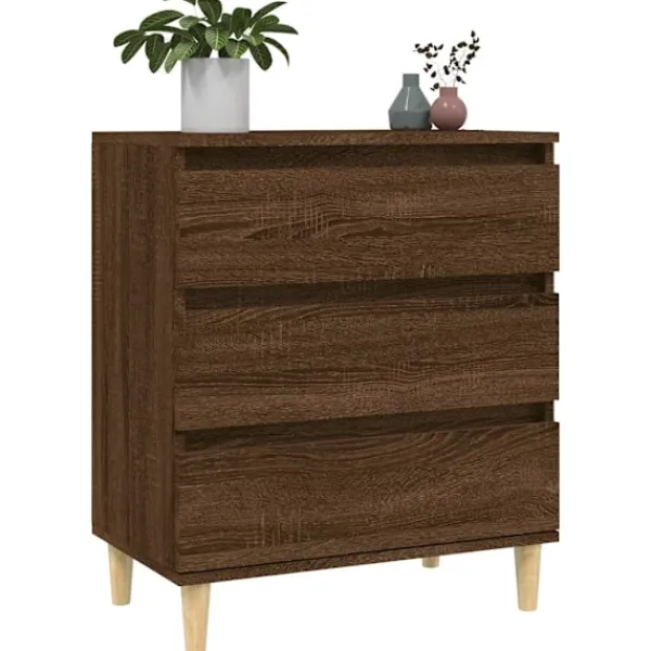 vidaXL Byråer>Byrå ek 60x35x70 cm konstruerat trä