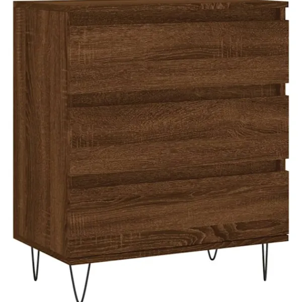 vidaXL Byråer>Byrå ek 60x35x70 cm konstruerat trä