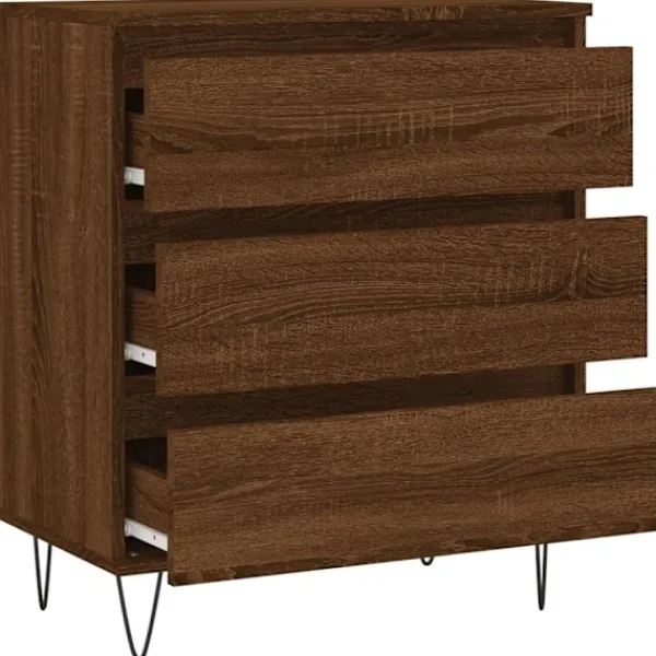 vidaXL Byråer>Byrå ek 60x35x70 cm konstruerat trä