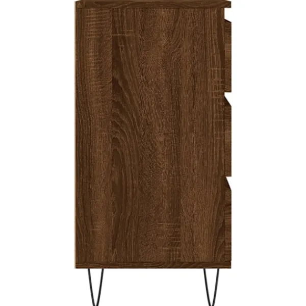 vidaXL Byråer>Byrå ek 60x35x70 cm konstruerat trä