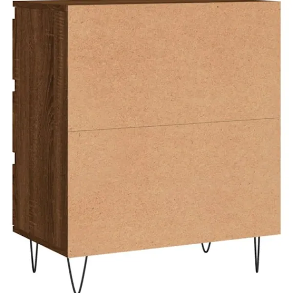vidaXL Byråer>Byrå ek 60x35x70 cm konstruerat trä