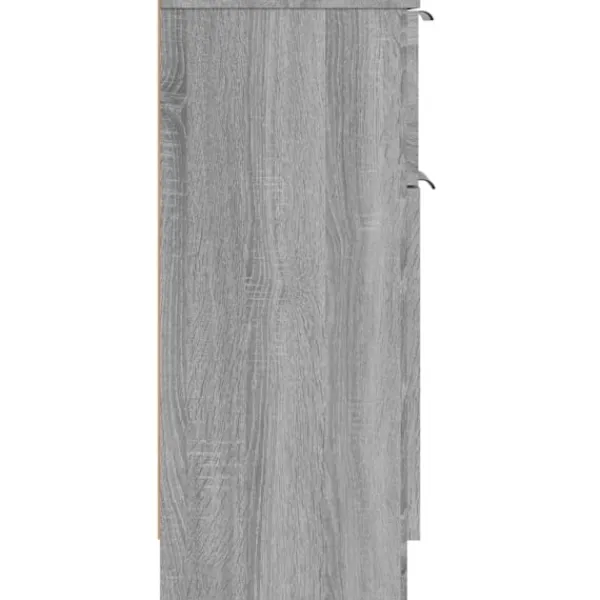vidaXL Sideboards>Byrå sonoma 30x30x70 cm konstruerat trä