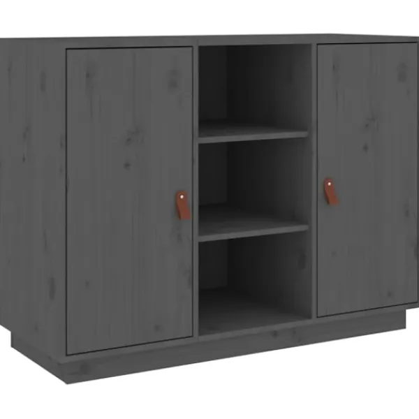 vidaXL Skåp>Byrå 100x40x75 cm massiv furu