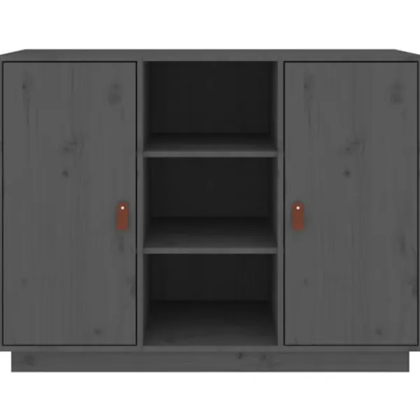 vidaXL Skåp>Byrå 100x40x75 cm massiv furu