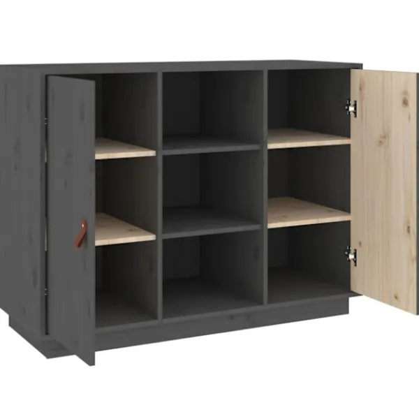 vidaXL Skåp>Byrå 100x40x75 cm massiv furu