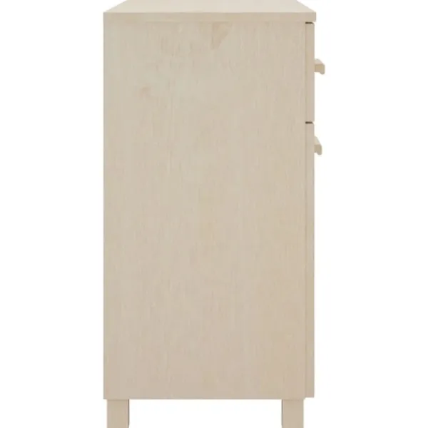 vidaXL Byråer>Byrå HAMAR honungs 79x40x80 cm massiv furu