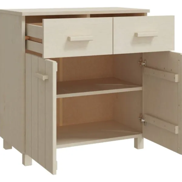 vidaXL Byråer>Byrå HAMAR honungs 79x40x80 cm massiv furu