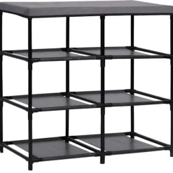 vidaXL Byråer>Byrå med 6 lådor 55x29x55 cm stål