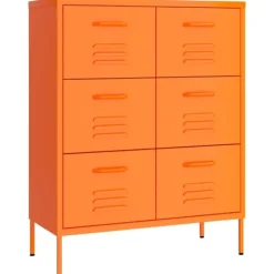 vidaXL Byråer>Byrå 80x35x101,5 cm stål