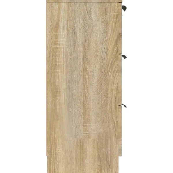 vidaXL Byråer>Byrå sonoma-ek 60x30x70 cm konstruerat trä