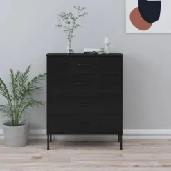 vidaXL Byråer>Byrå 80x35x101,5 cm stål