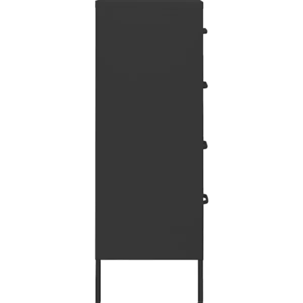 vidaXL Byråer>Byrå 80x35x101,5 cm stål