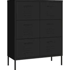 vidaXL Byråer>Byrå 80x35x101,5 cm stål