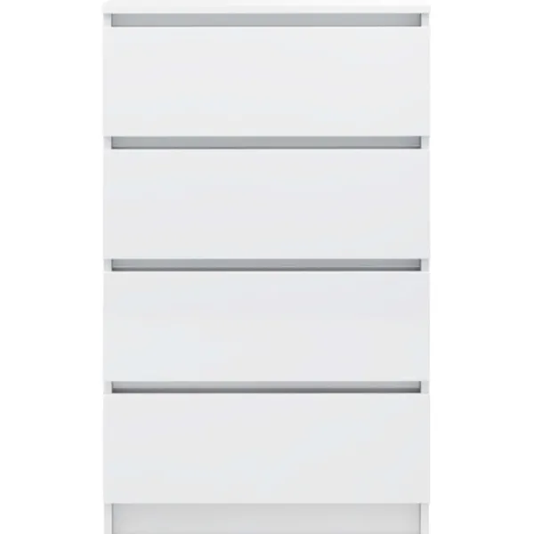 vidaXL Byråer>Byrå högglans 60x35x98,5 cm konstruerat trä