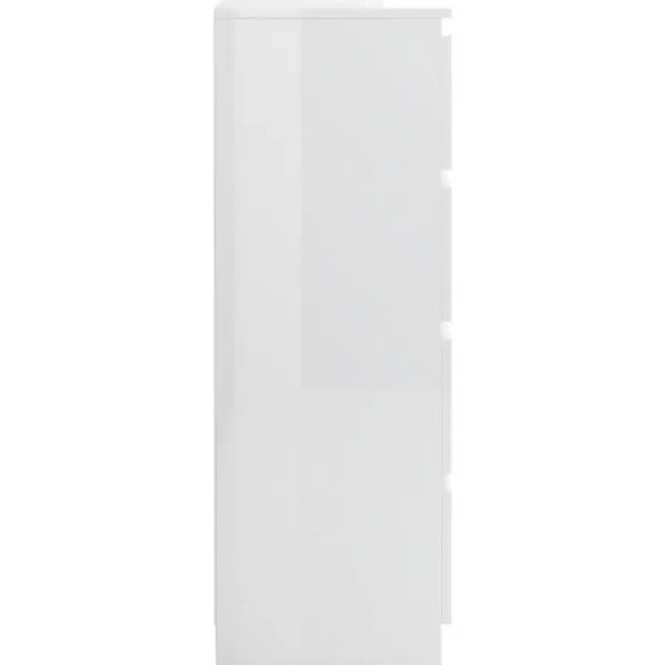 vidaXL Byråer>Byrå högglans 60x35x98,5 cm konstruerat trä