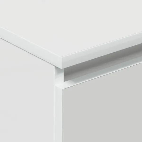 vidaXL Byråer>Byrå högglans 60x35x98,5 cm konstruerat trä