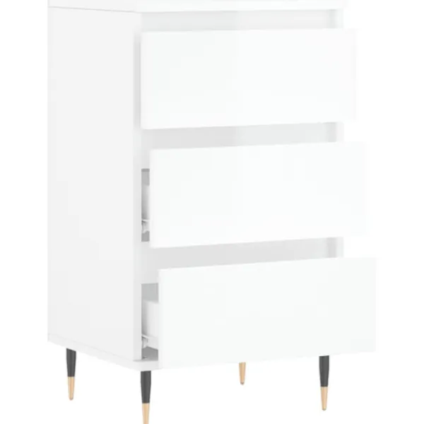 vidaXL Byråer>Byrå högglans 40x35x70 cm konstruerat trä