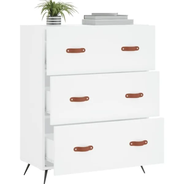 vidaXL Byråer>Byrå 69,5x34x90 cm konstruerat trä