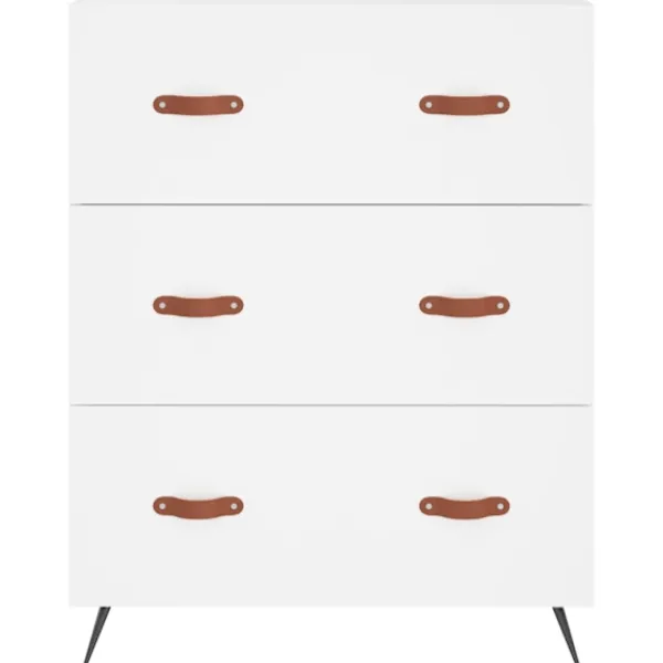 vidaXL Byråer>Byrå 69,5x34x90 cm konstruerat trä