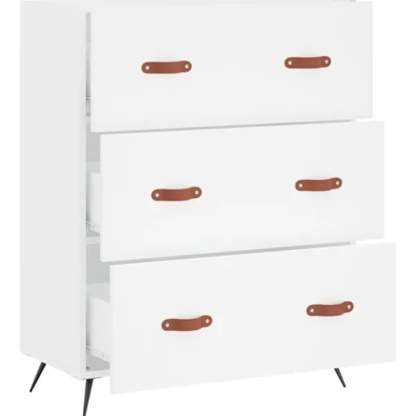 vidaXL Byråer>Byrå 69,5x34x90 cm konstruerat trä