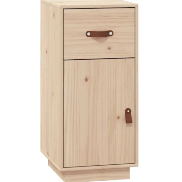 vidaXL Byråer>Byrå 34x40x75 cm massiv furu