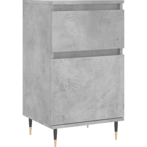 vidaXL Byråer>Byråer 2 st betong 40x35x70 cm konstruerat trä