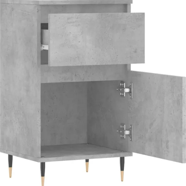 vidaXL Byråer>Byråer 2 st betong 40x35x70 cm konstruerat trä