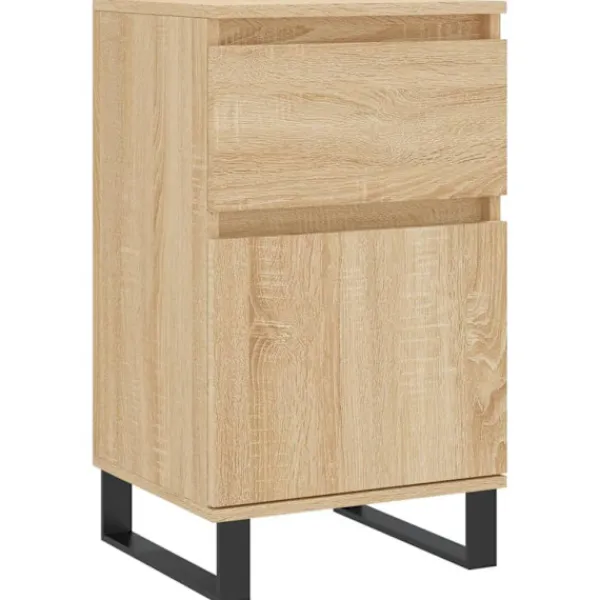 vidaXL Sideboards>Byråer 2 st sonoma-ek 40x35x70 cm konstruerat trä