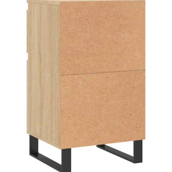 vidaXL Sideboards>Byråer 2 st sonoma-ek 40x35x70 cm konstruerat trä