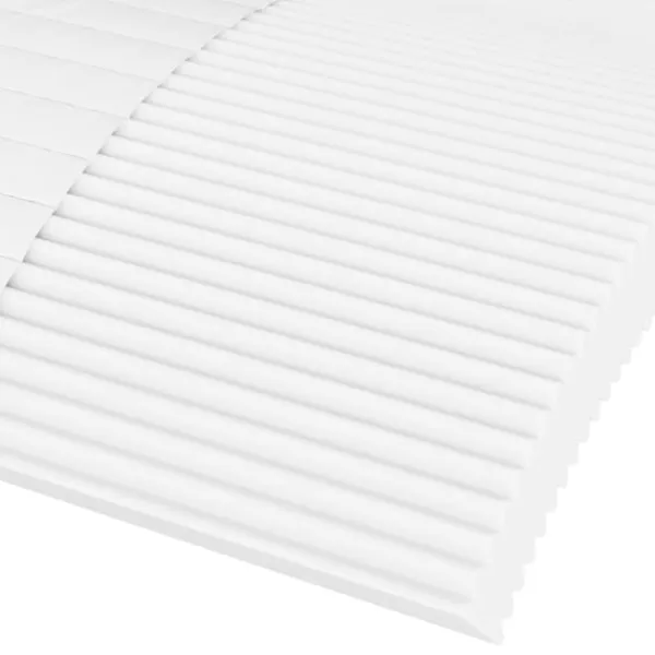vidaXL Soffor>Dagbädd med madrass gräddvit 100x200 cm tyg
