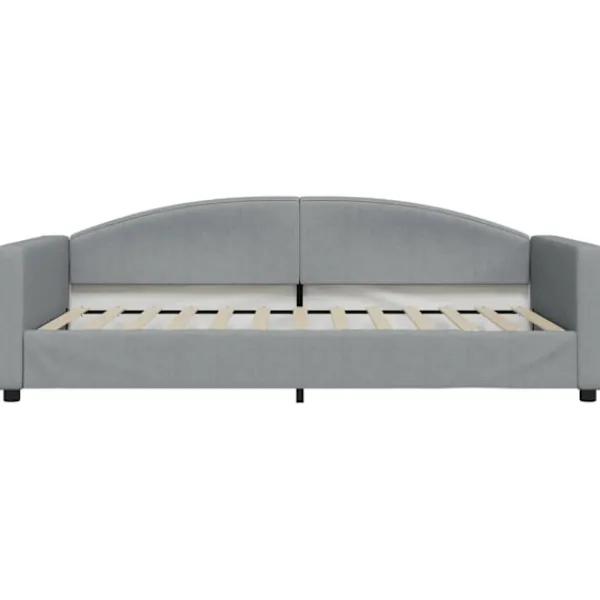 vidaXL Soffor>Dagbädd utdragbar ljus 100x200 cm tyg