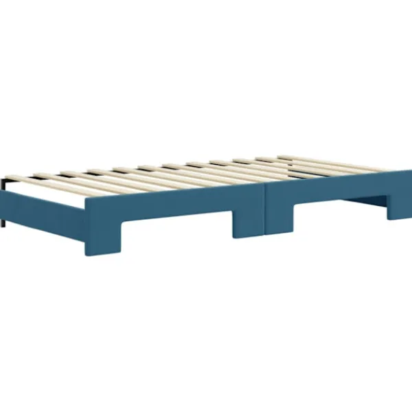 vidaXL Soffor>Dagbädd utdragbar med lådor 100x200 cm sammet
