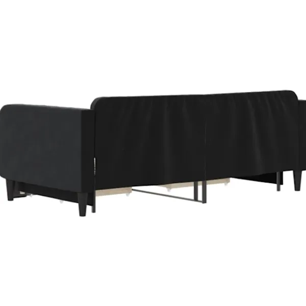 vidaXL Soffor>Dagbädd utdragbar med lådor 90x190 cm sammet