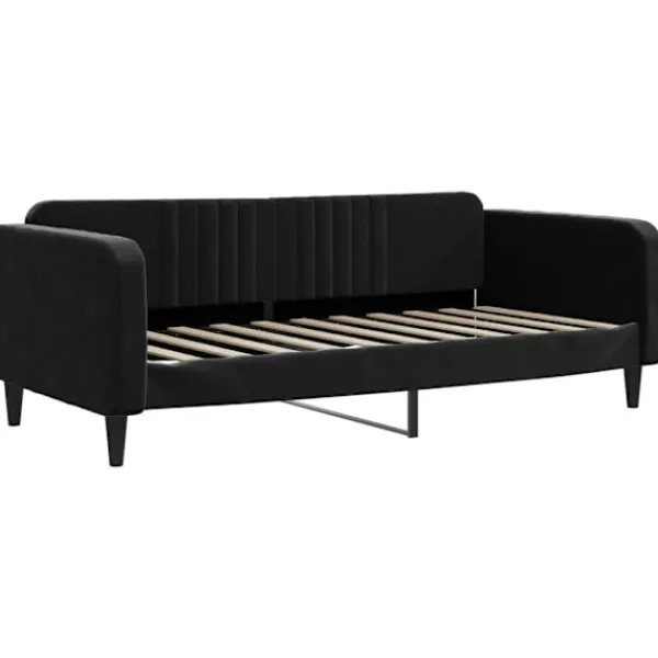 vidaXL Soffor>Dagbädd utdragbar med lådor 90x190 cm sammet