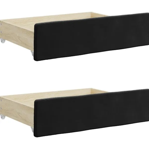 vidaXL Soffor>Dagbädd utdragbar med lådor 90x190 cm sammet
