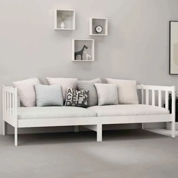 vidaXL Sängar>Dagbädd massiv furu 90x200 cm