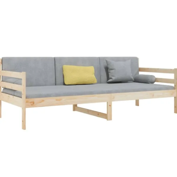 vidaXL Soffor>Dagbädd 80x200 cm massiv furu